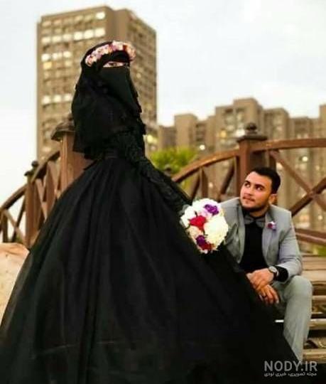 لباس عروس مشکی | لباس عروس مشکی: جذاب یا دمده؟ (هرآنچه باید بدانید 👰) | ماه گاردن لباس عروس مشکی | لباس عروس مشکی: جذاب یا دمده؟ (هرآنچه باید بدانید 👰) | ماه گاردن