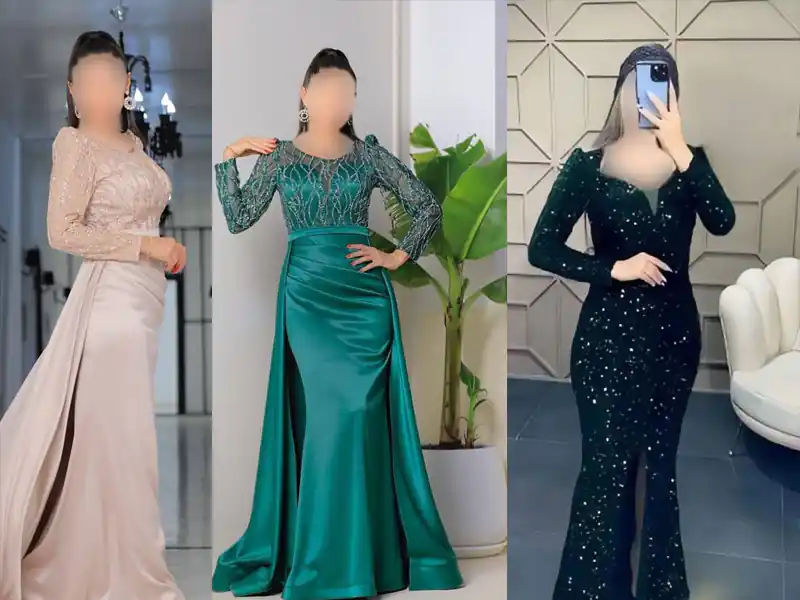 مدل لباس مجلسی دخترانه بلند پوشیده مدل لباس مجلسی دخترانه بلند پوشیده