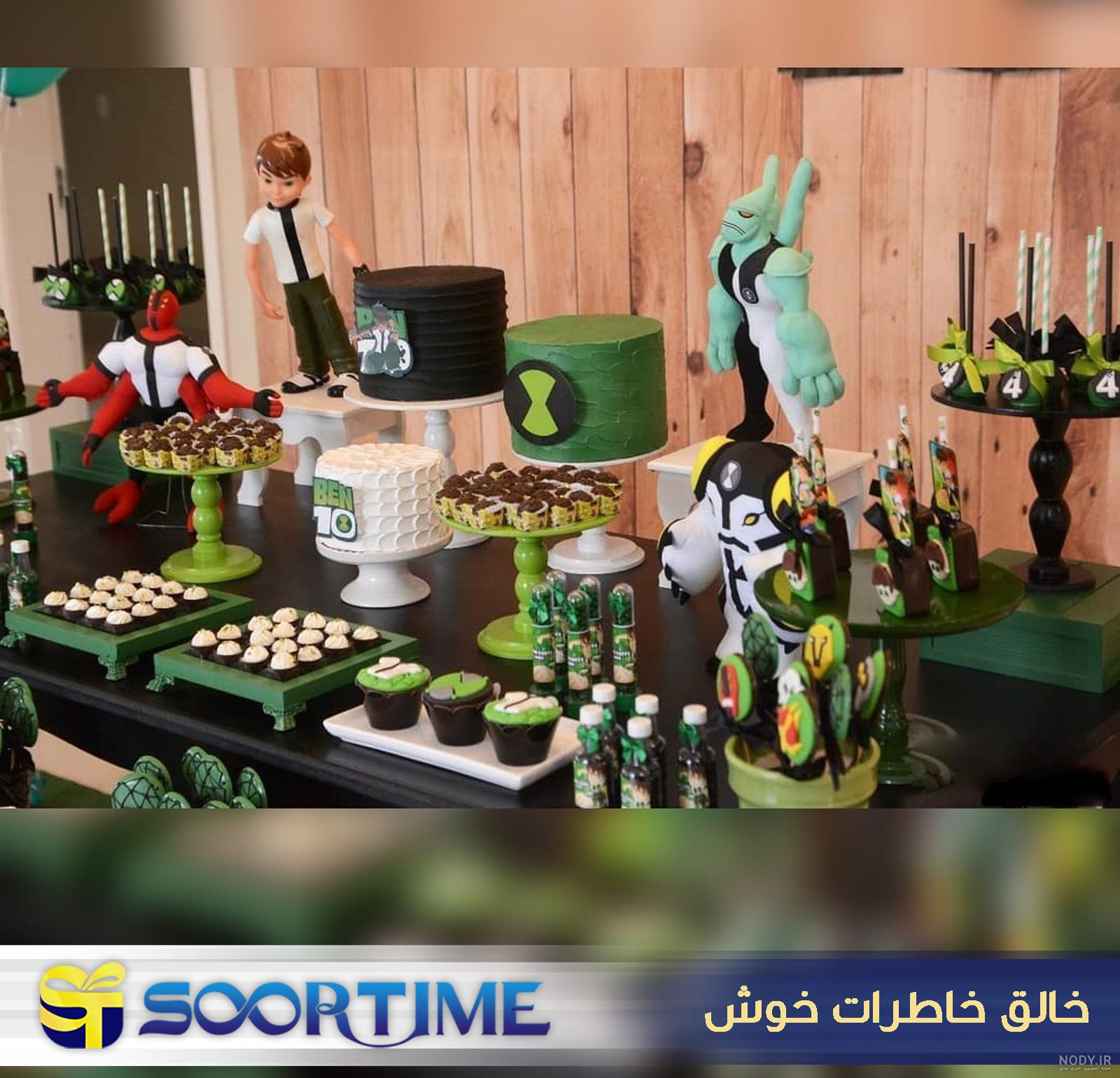 گالری تم تولد بن تن | خرید و سفارش انواع تم تولد در سورتایم | ارسال رایگان