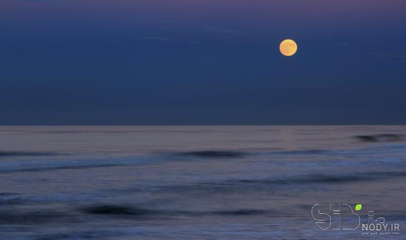 عکس خفن عکس ماه و دریا