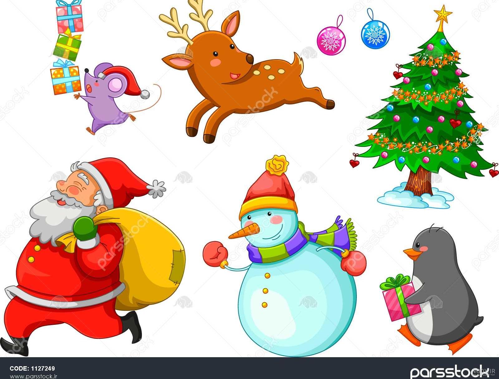 نقاشی درخت کریسمس آسان