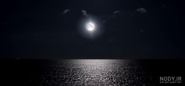 عکس ماه و دریا برای پروفایل