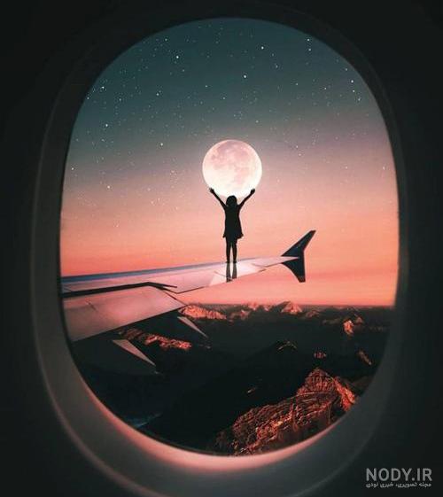 عکس خفن عکس ماه و دریا