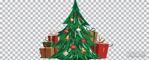 نقاشی درخت کریسمس آسان