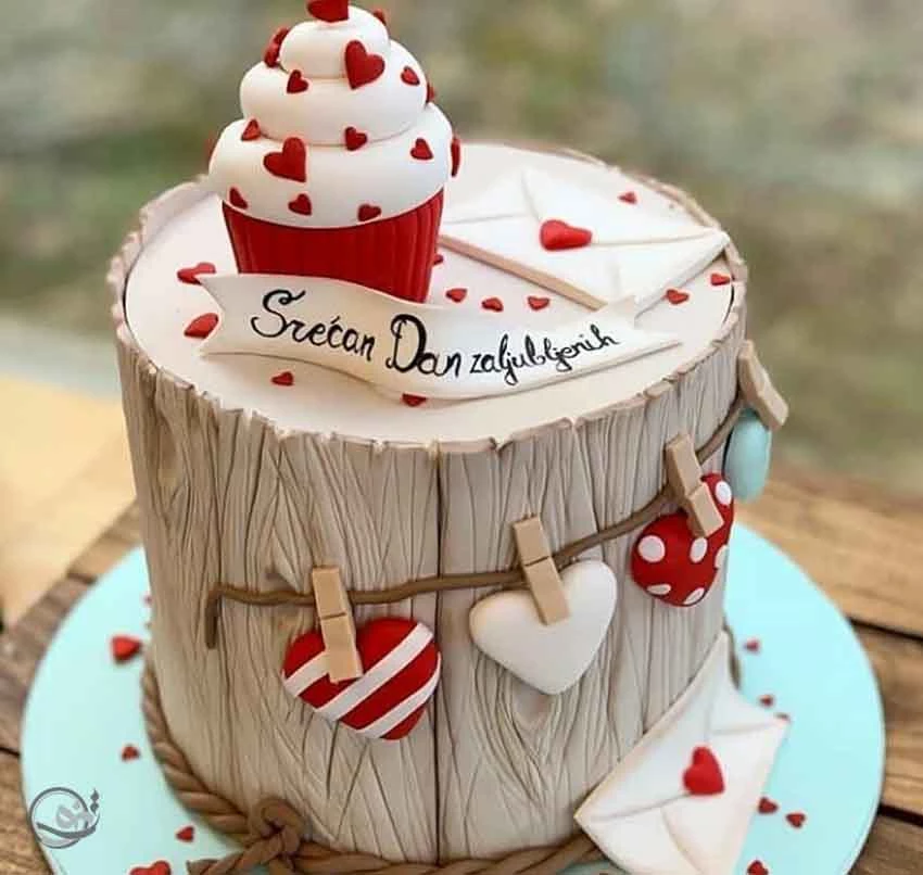 بهترین مدل کیک ولنتاین خانگی جدید، شیک و خاص و لاکچری ❤️