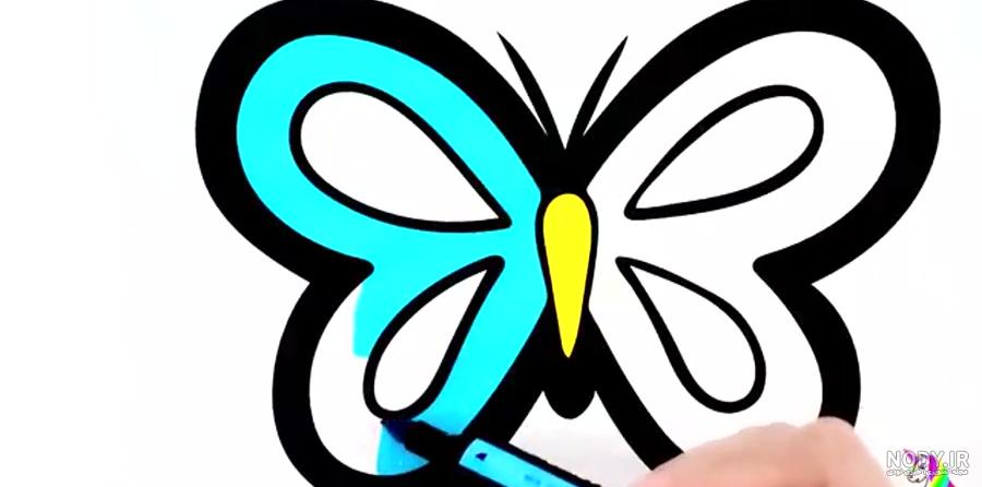 دانلود تصویر کارتونی پروانه 04232495 :: همیار طراحی