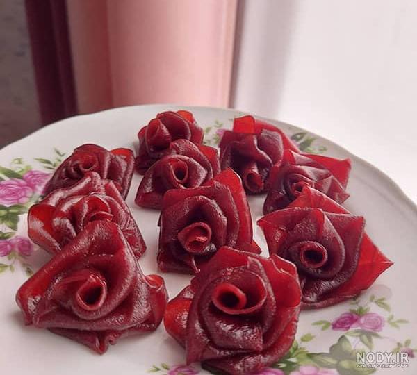 عکس لواشک آلو خانگی