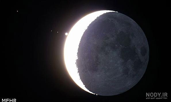 عکس ماه از نزدیک با تلسکوپ