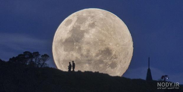 عکس ماه از نزدیک واقعی