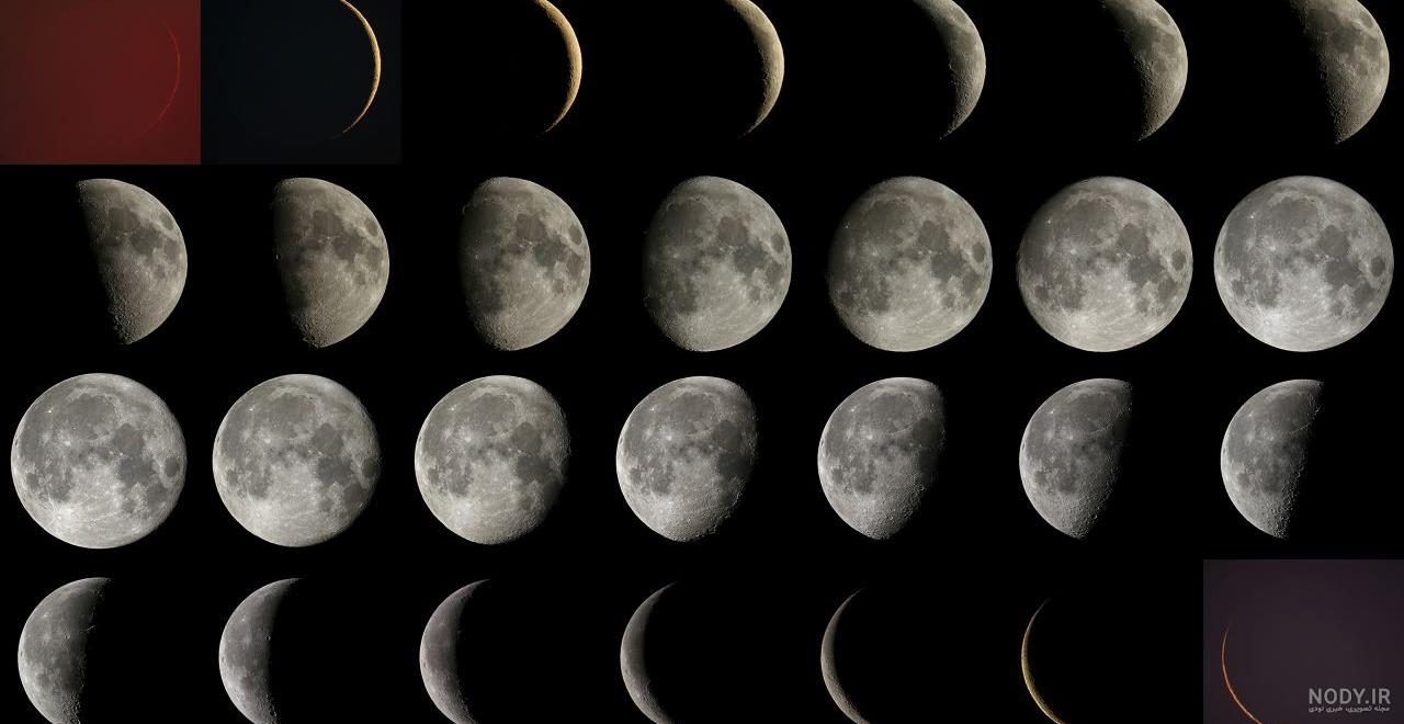 عکس ماه نقاشی