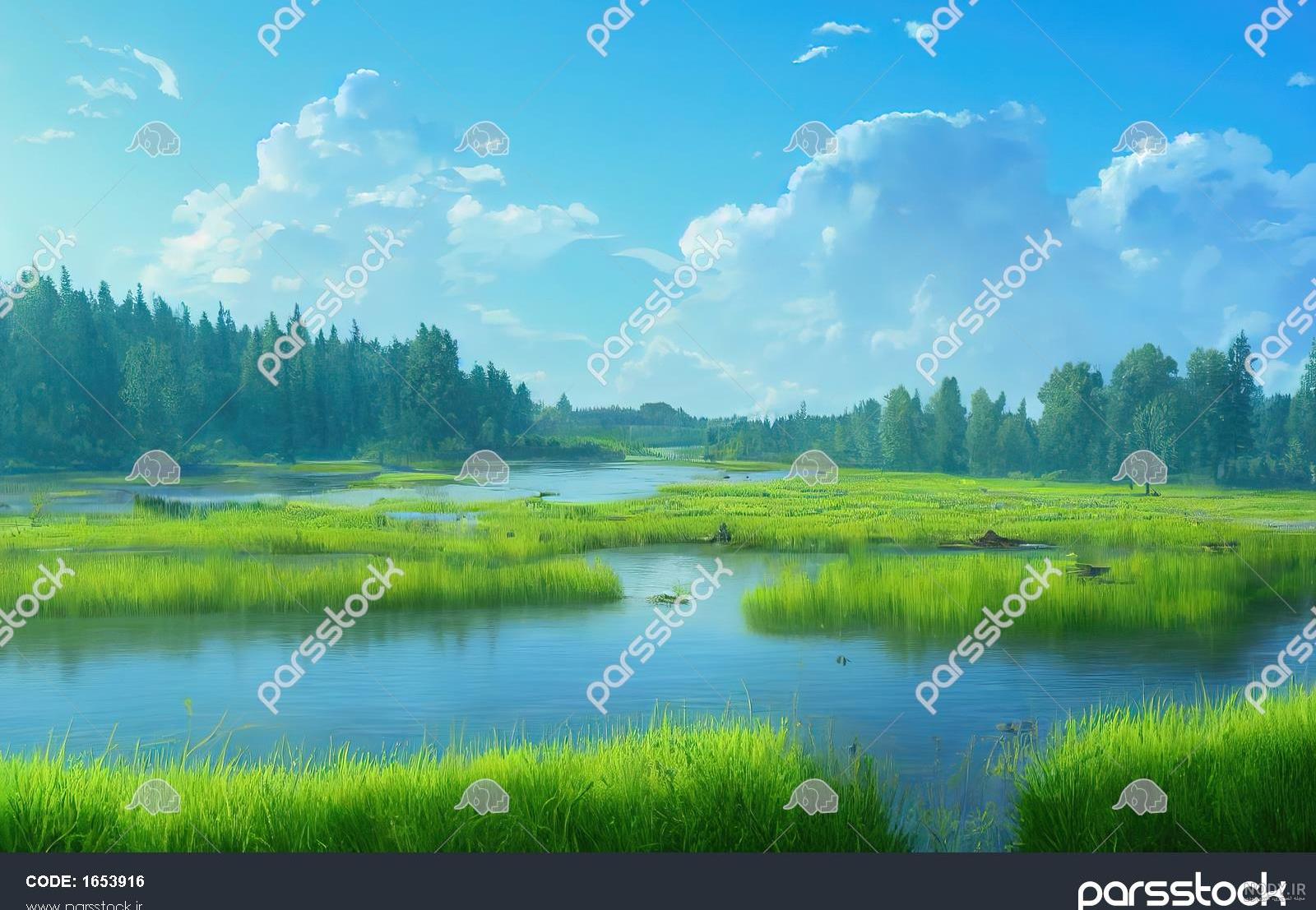 عکس منظره تابستانی زیبا عکس منظره تابستانی زیبا
