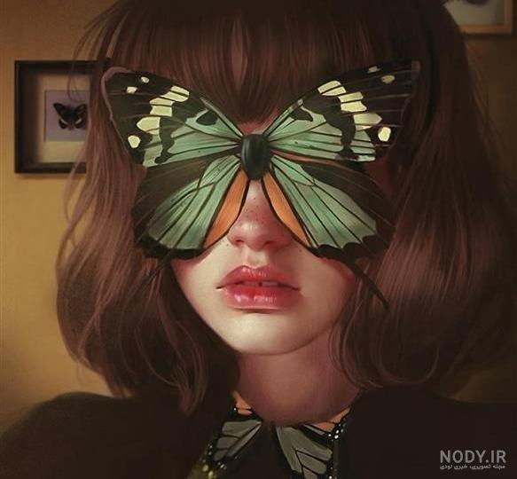 عکس پروانه کارتونی برای پروفایل