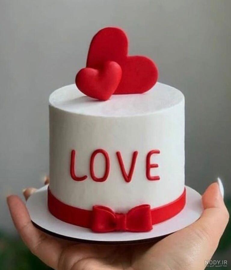 عکس کیک برای ولنتاین