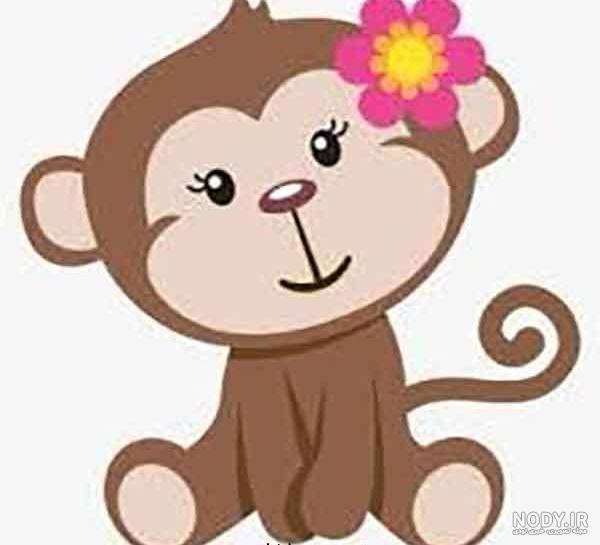 نقاشی کودکانه میمون - عکس نودی