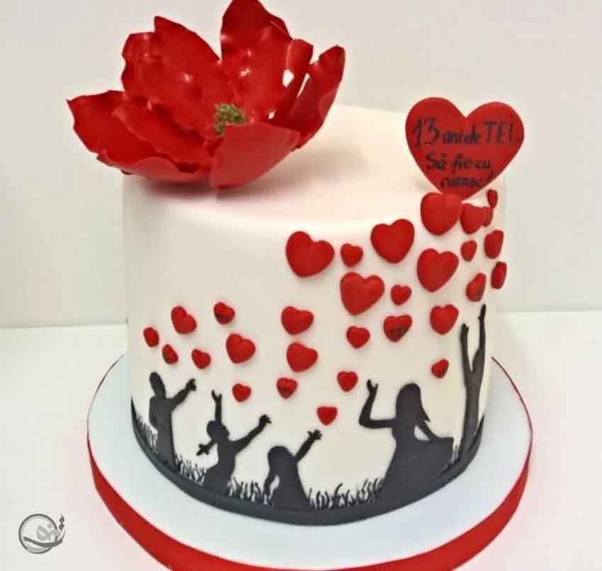 ۲۰ مدل جذاب کیک ولنتاین برای روز عشق!