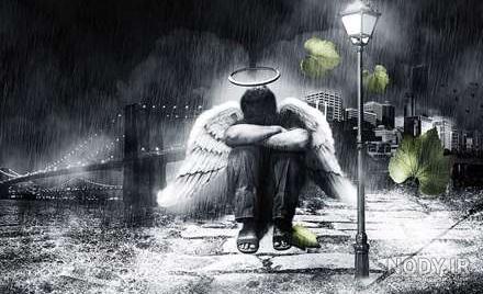  بک گراند پسر تنها در تاریکی با کیفیت بالا