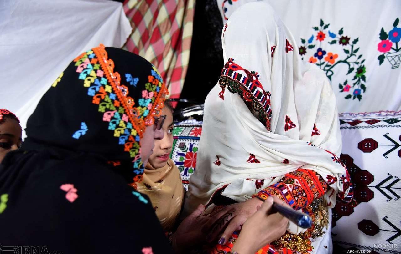 عکس دست زن مرد بلوچ