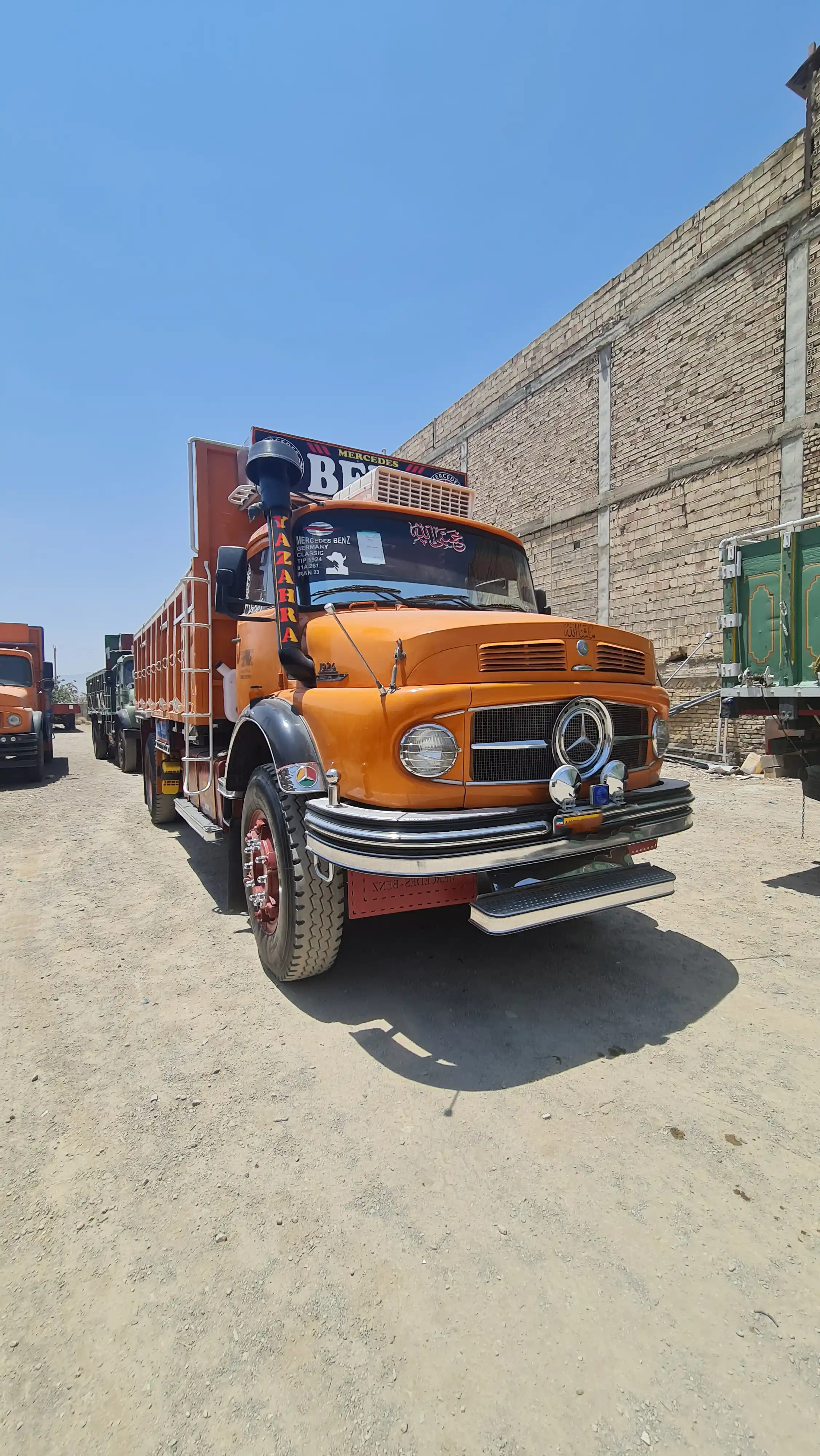 کامیون ایرانی مرسدس بنز ۱۹۲۱ + داخلی برای بازی Euro Truck Simulator 2 ورژن  ۱.۴۳ | SimulatorGames Mod | گیم مدز