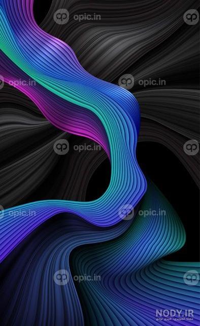 شکوفه انتزاعی از شعله آبی در پس زمینه سیاه و سفید 1417664