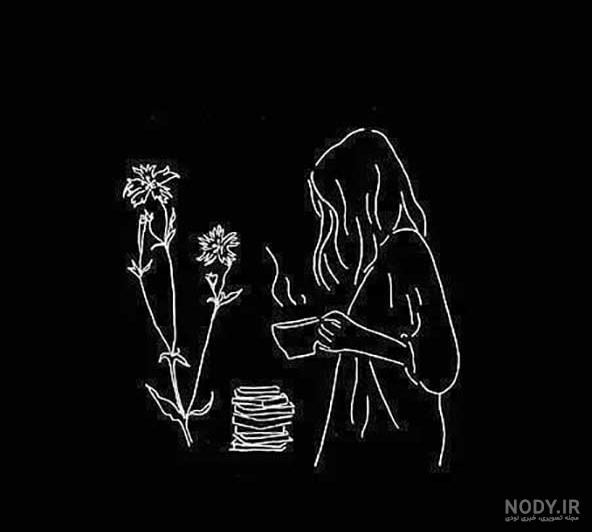 عکس زن مشکی