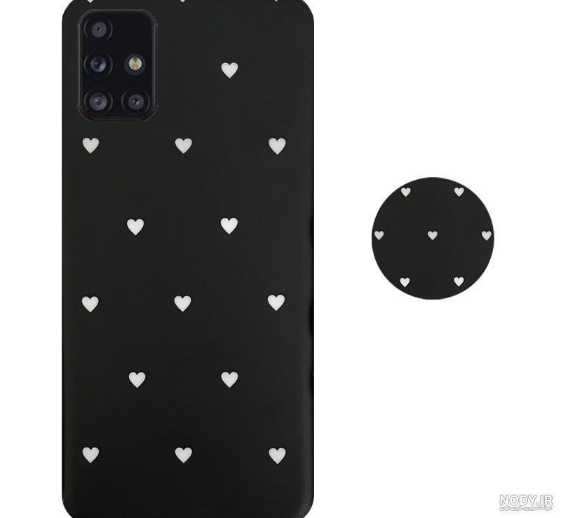قاب گوشی iPhone X / iPhone XS آیفون ژله ای پافری دور طلایی Gold Line مدل  دستبندی مرواریدی محافظ لنز دار مشکی کد 17044 - قاب سنتر