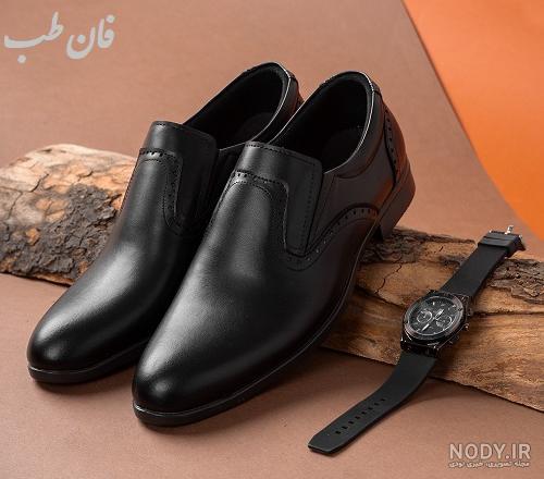 کفش مردانه جدید مازراتی مشکی کد 7225 - فروشگاه پوشاک M2Mode