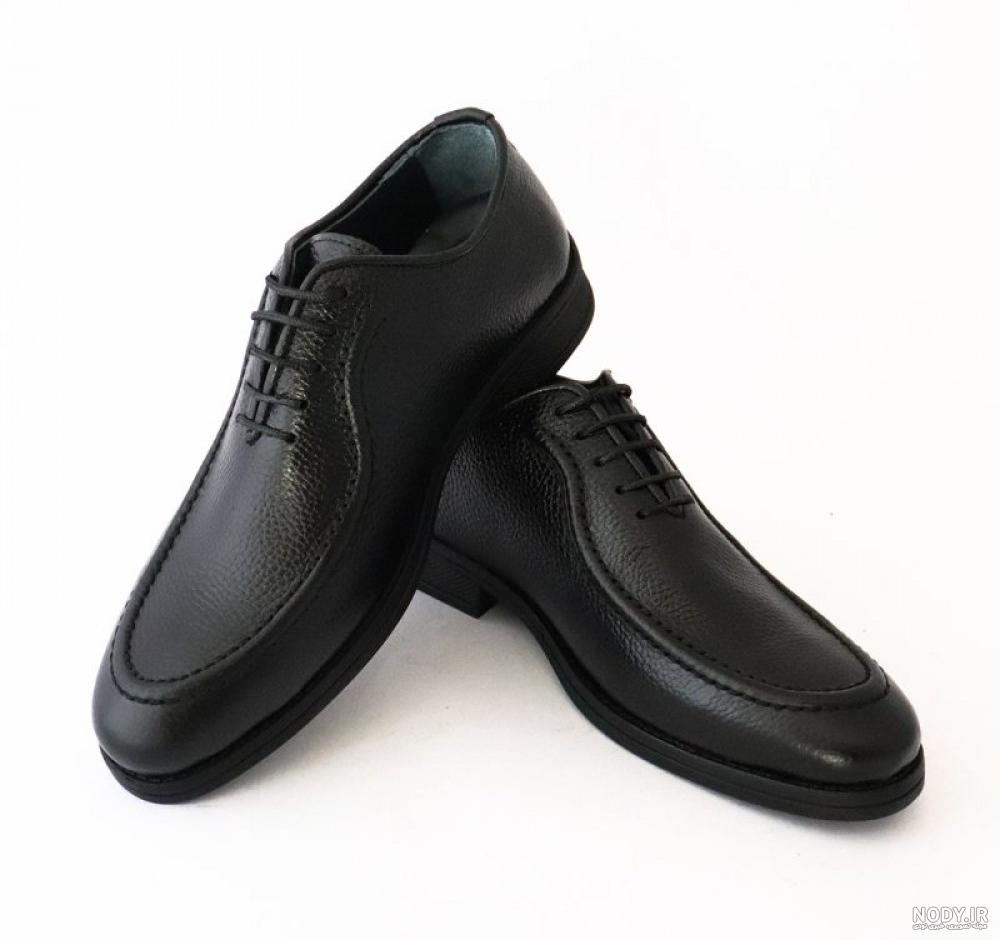 کفش کتانی کژوال مردانه مشکی زیر سفید BERSHKA مدل 2078