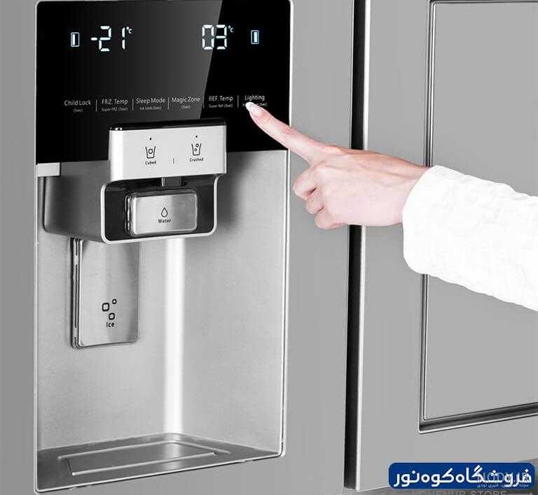 یخچال فریزر دوو ساید بای ساید مدل DS-3325SS یخچال فریزر دوو ساید بای ساید مدل DS-3325SS
