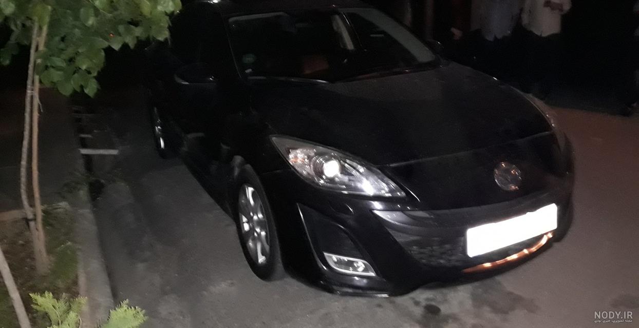 عکس ماشین مزدا تری مشکی