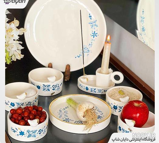 ظرف های هفت سین ، بسیار زیبا برای سفره هفت سین که از سفال تولید شده ظرف های هفت سین ، بسیار زیبا برای سفره هفت سین که از سفال تولید شده