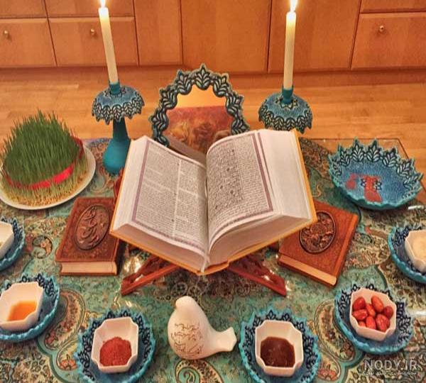عکس از چیدمان هفت سین