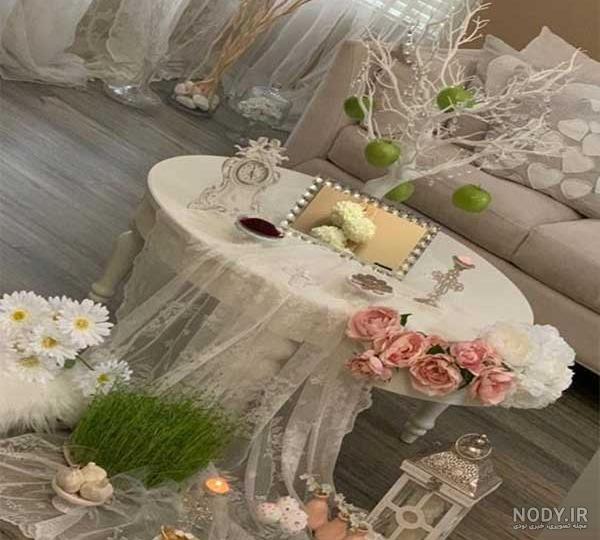 عکس سفره هفت سین عروس و داماد ❤️ [ بهترین تصاویر ]