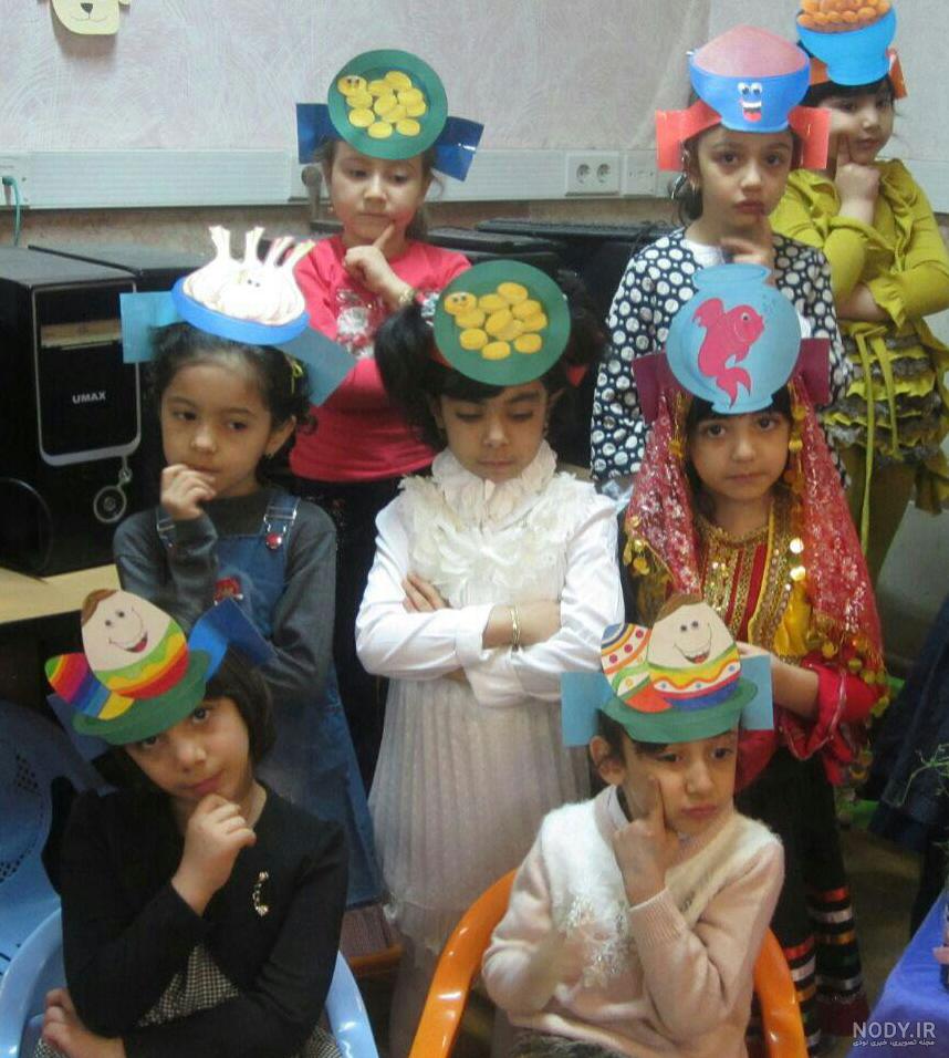 عکس کاردستی سفره ی هفت سین عکس کاردستی سفره ی هفت سین