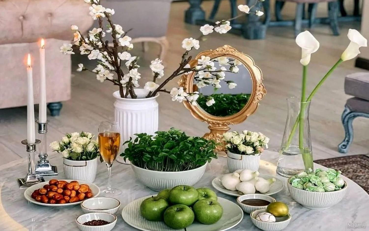 عکس گل سنبل سفره هفت سین