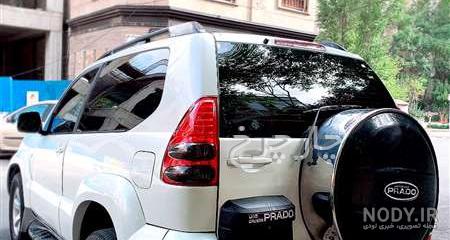 قیمت تویوتا لندکروز پرادو 2006 سفید در ژاپن... (مشخصات و معایب)