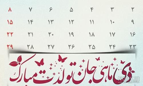 مفشو رزین | استیکر نماد ماه تولد
