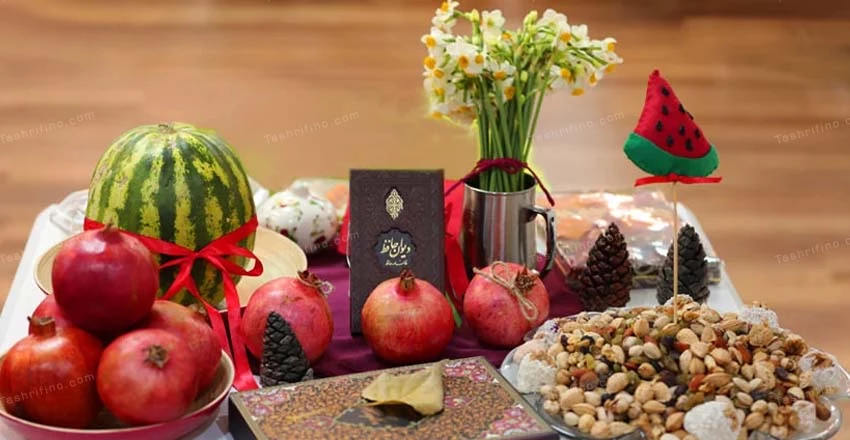 ۱۰۰ متن و عکس گلچین شده برای تبریک شب یلدا