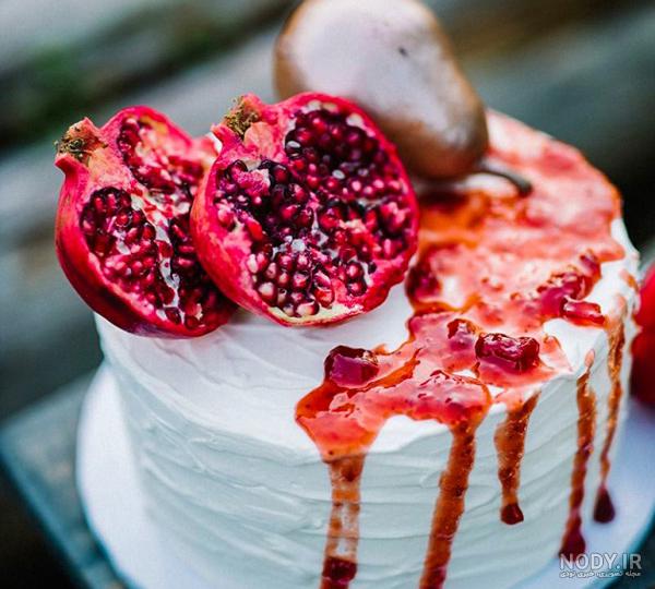 انواع جدیدترین مدل های کیک شب یلدا 1400 با تم شب یلدا از ساده تا فانتزی