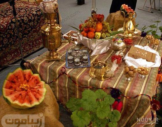 بیش از ۱۲۰ نمونه تزیین سفره شب یلدا سنتی و مدرن ۱۴۰۲ - ستاره بیش از ۱۲۰ نمونه تزیین سفره شب یلدا سنتی و مدرن ۱۴۰۲ - ستاره