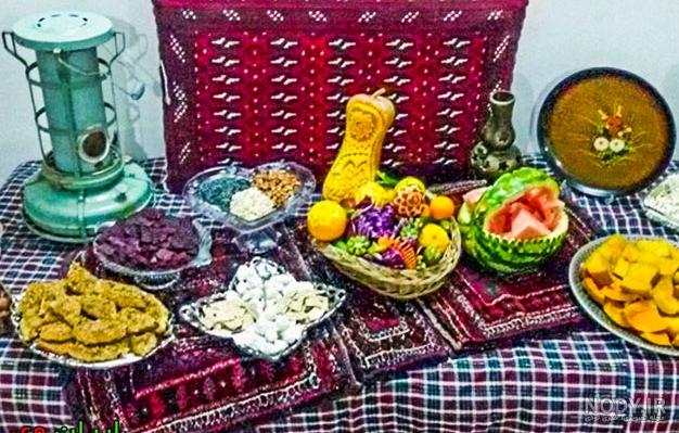 تزیین سفره شب یلدا 99 + عکس - زیبامون