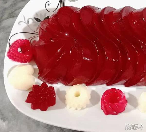 تزیین ژله شب یلدا جدید برای عروس و مدرسه + ژله شب یلدا قالبی