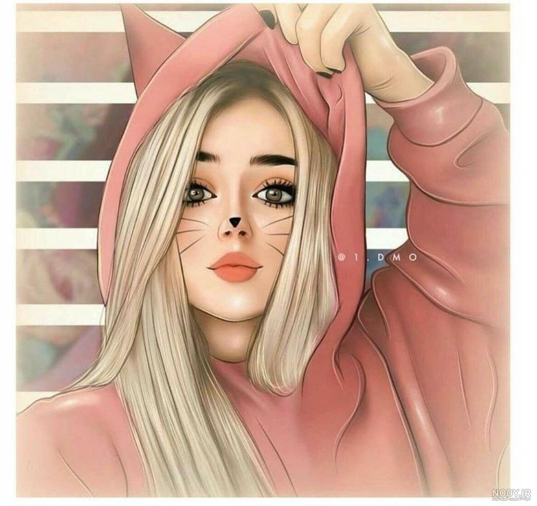 زیباترین عکس کارتونی دخترانه زیباترین عکس کارتونی دخترانه