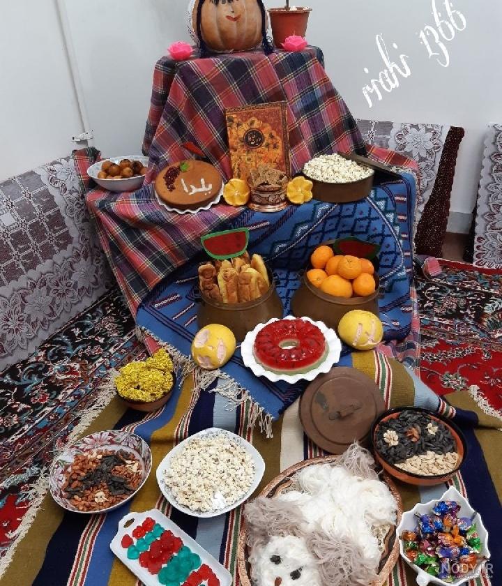 سفره آرایی سنتی ویژه شب یلدا