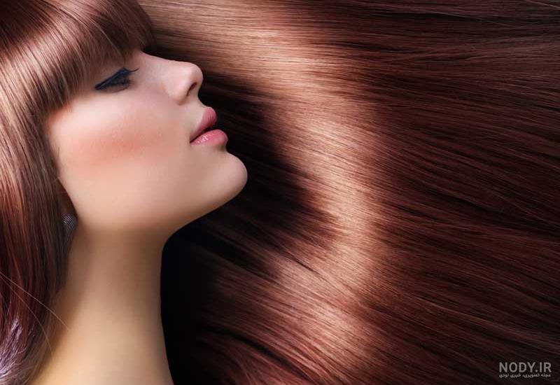 عکس رنگ مو قهوه ای تافی عکس رنگ مو قهوه ای تافی