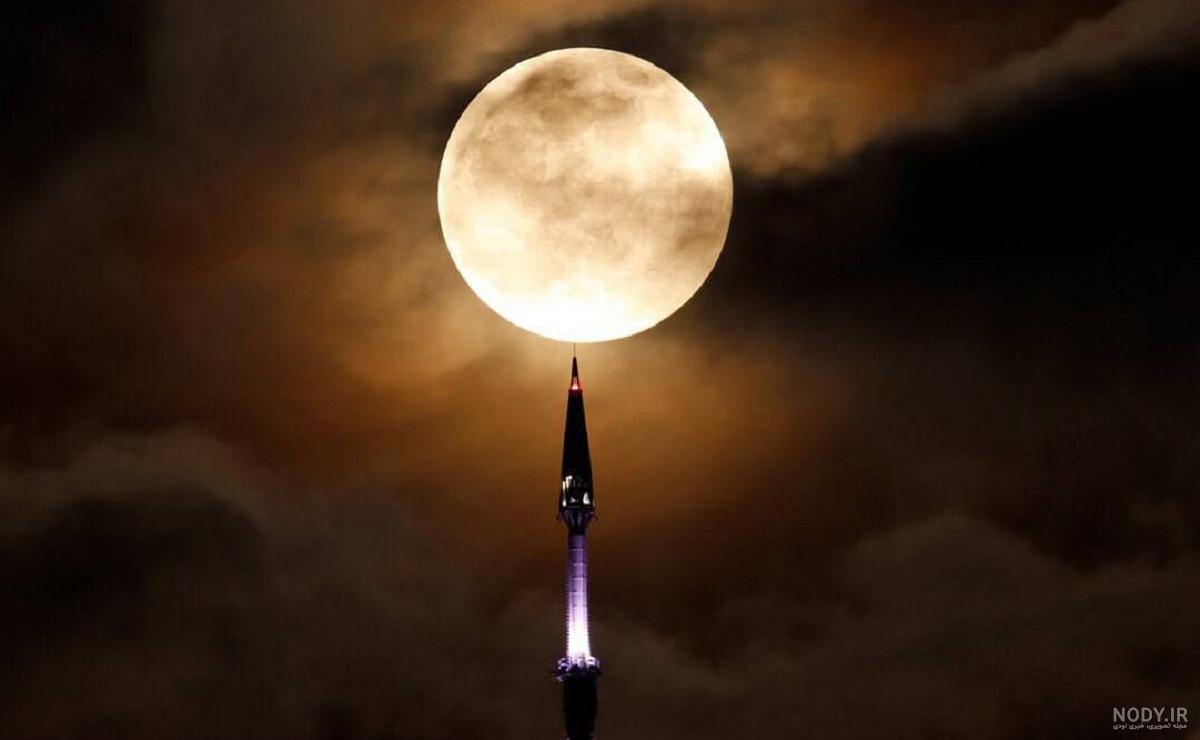 عکس شب ماه آبی عکس شب ماه آبی