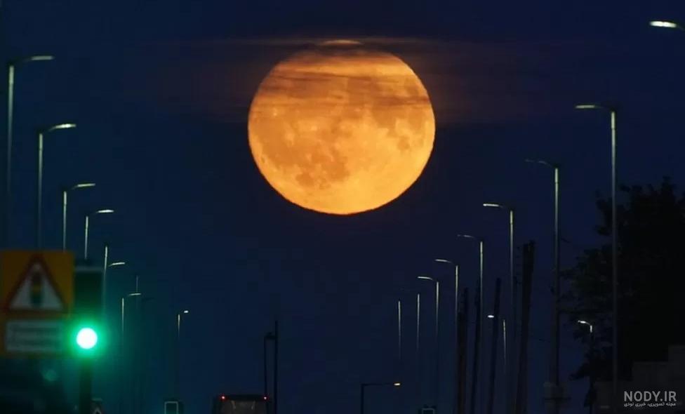 عکس شب ماه آبی عکس شب ماه آبی