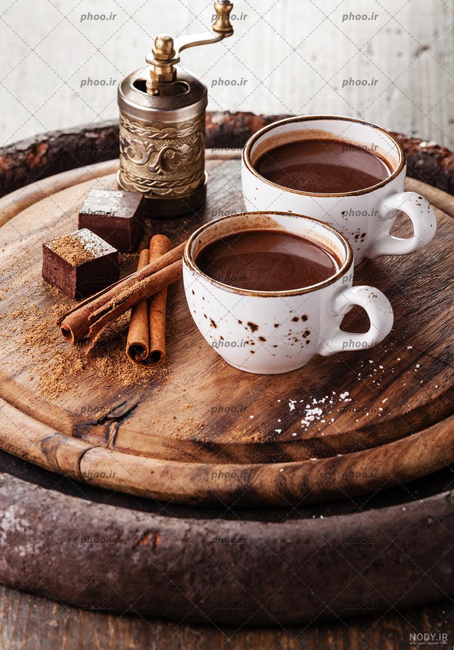 عکس قهوه شکلات
