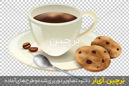 عکس قهوه و کیک شکلاتی