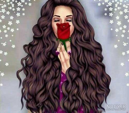 عکس پروفایل دخترونه شیک کارتونی - عکس نودی