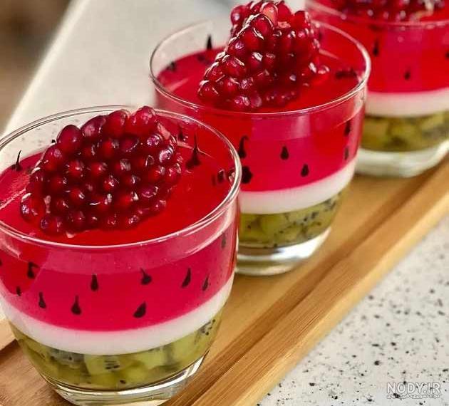 عکس ژله برای شب یلدا